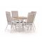 Bellagio Avenza/Fidenza 90cm dining tuinset 5-delig verstelbaar