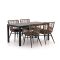 Intenso Asti/La Fonte 160cm dining tuinset 5-delig