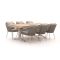 SUNS Nappa/Stockholm 220cm dining tuinset 5-delig