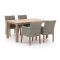 Intenso Lesa/ROUGH-S 160cm dining tuinset 5-delig