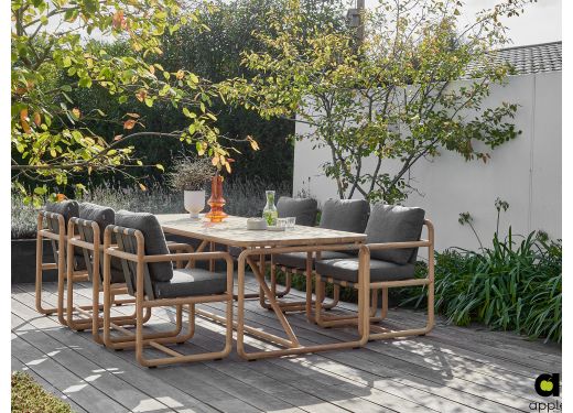 Apple Bee Dolce 240cm dining tuinset 7-delig