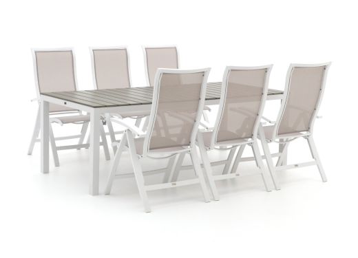 Bellagio Lugo/Fidenza 220cm dining tuinset 7-delig verstelbaar