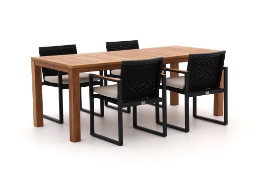 Apple Bee Dominica/Oxford 200cm dining tuinset 5-delig