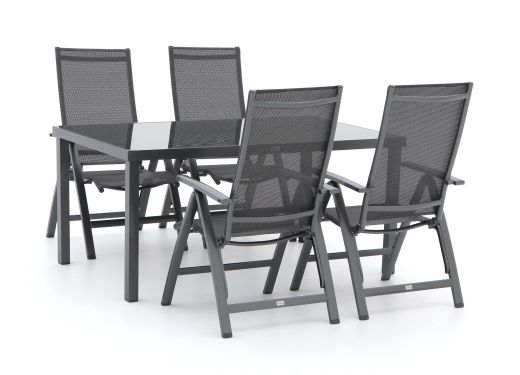 Bellagio Avenza/Caluso 160cm dining tuinset 5-delig verstelbaar